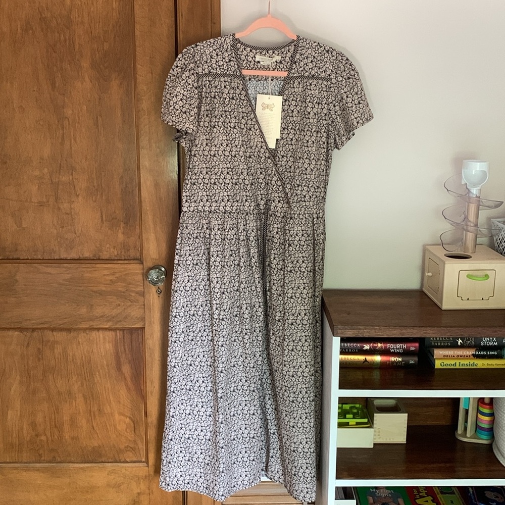 Christy Dawn NWT Dawn Dress in Noir Phlox